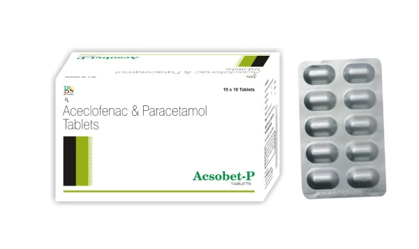 Aceclofence + Paracetamol Tablets